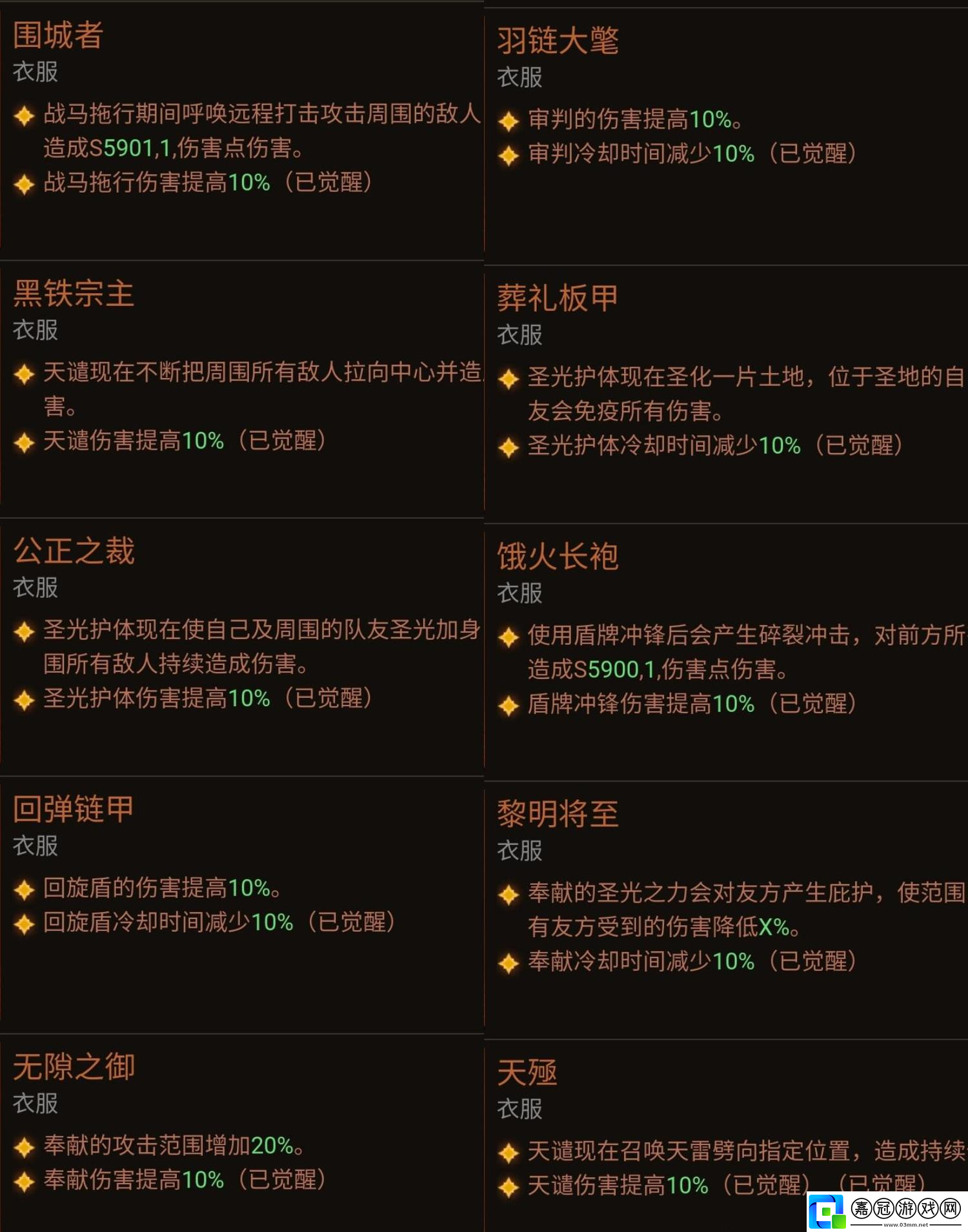 暗黑破壞神不朽圣教軍裝備覺醒強度如何暗黑破壞神不朽圣教軍裝備覺醒數據分享