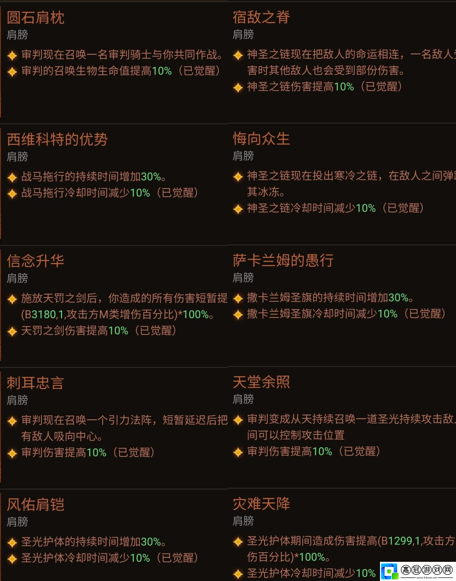 暗黑破壞神不朽圣教軍裝備覺醒強度如何暗黑破壞神不朽圣教軍裝備覺醒數據分享