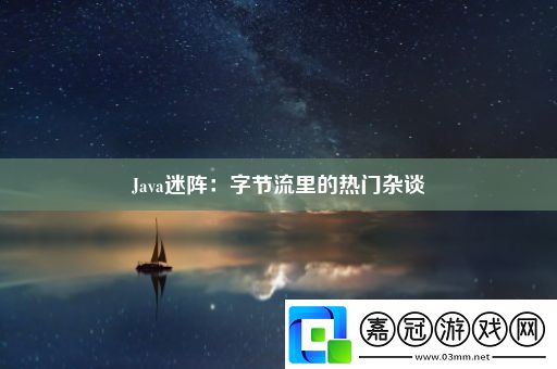 Java迷陣：字節(jié)流里的熱門(mén)雜談