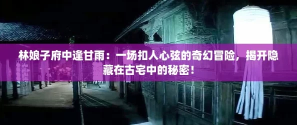 林娘子府中逢甘雨：一場扣人心弦的奇幻冒險揭開隱藏在古宅中的秘密！