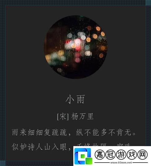 雨泣詩心-潮玩新韻——揭秘下雨天po林念江淮詞枝的另類魅力