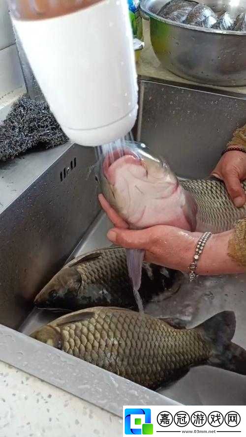 女人絕技：鯉魚喝水盡顯獨特魅力