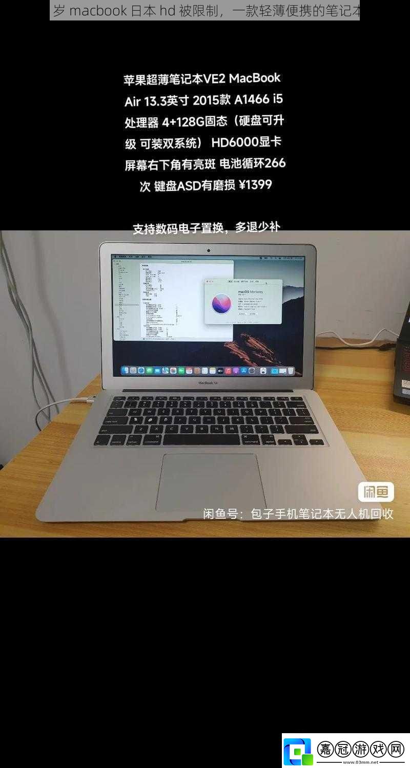 1819歲macbook日本hd被限制一款輕薄便攜的筆記本電腦