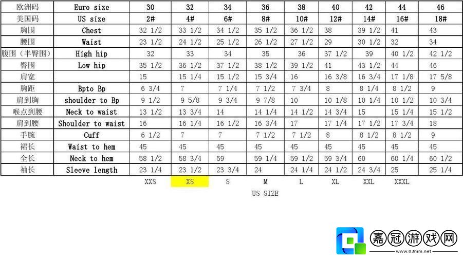 歐美尺碼日本尺碼專線美國揭秘網友：我終于明白了！