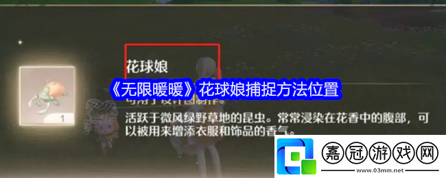 無限暖暖花球娘在哪里抓-花球娘捕捉方法位置